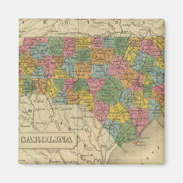 North Carolina 9 Magnet (Framsidan)