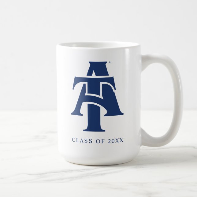 North Carolina A&T State Universiteten | A LOGOTYP Kaffemugg (Höger)