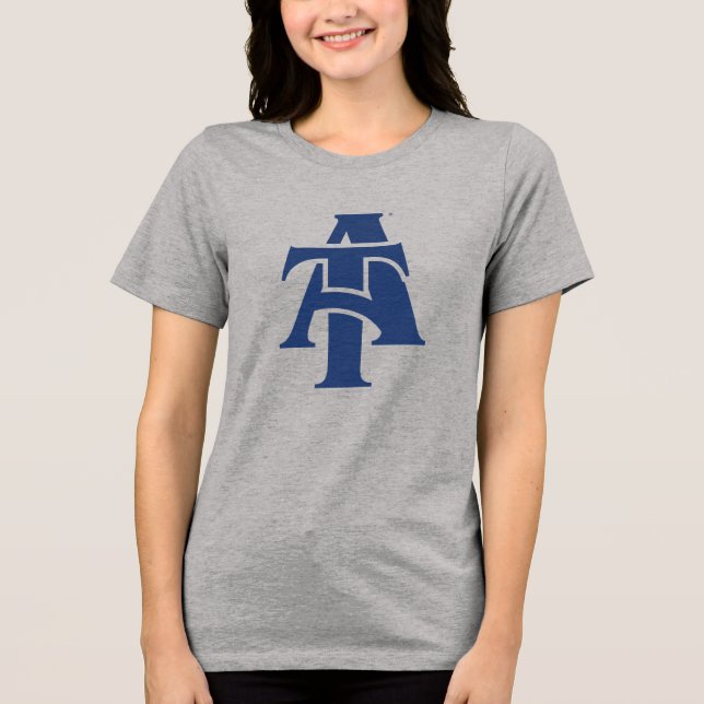 North Carolina A&T State Universiteten | A LOGOTYP T Shirt (Framsida)