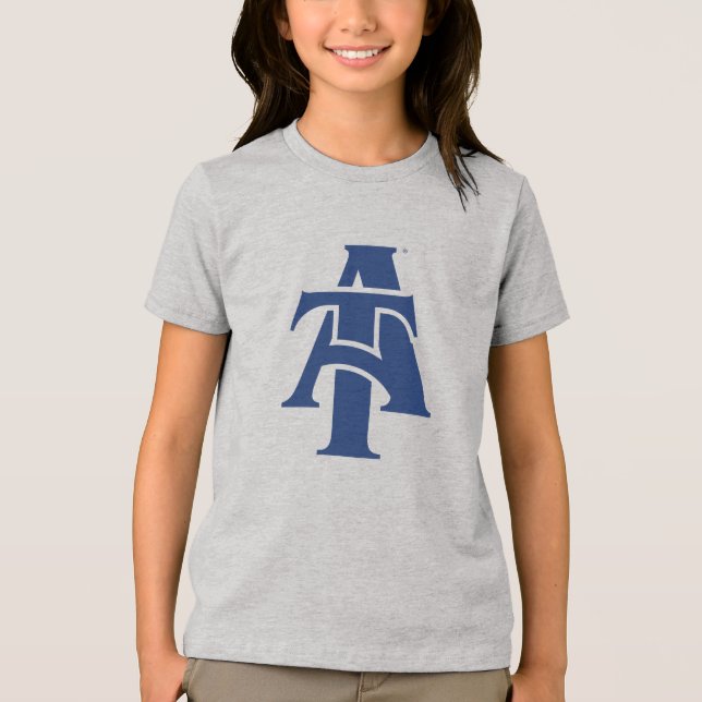 North Carolina A&T State Universiteten | A LOGOTYP T Shirt (Framsida)