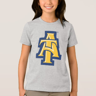 North Carolina A&T State Universiteten A LOGOTYP T Shirt