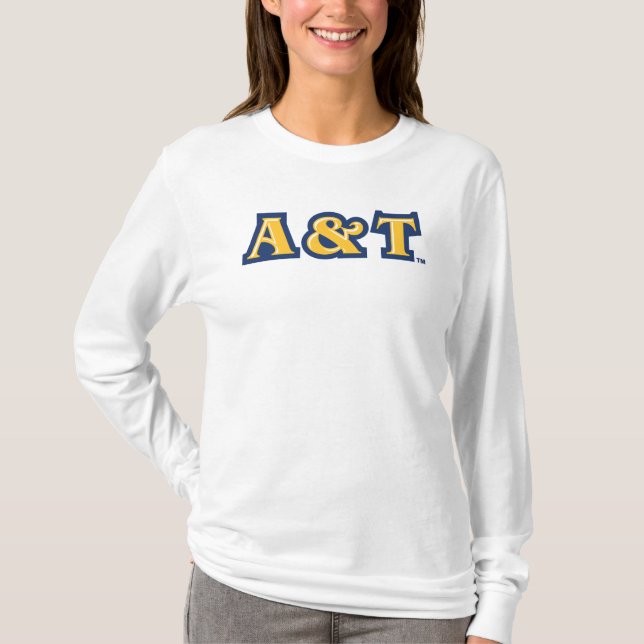 North Carolina A&T State Universiteten | A&T-ordmä T Shirt (Framsida)