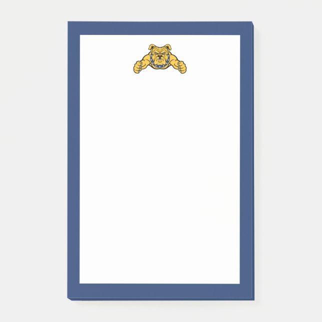 North Carolina A&T State Universiteten | Bulldog Post-it Block (Framsida)