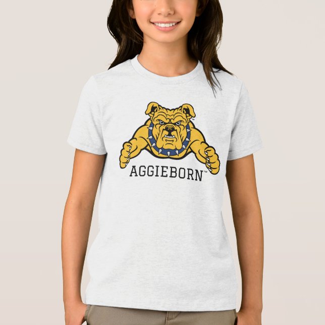 North Carolina A&T State Universiteten | Bulldog T Shirt (Framsida)