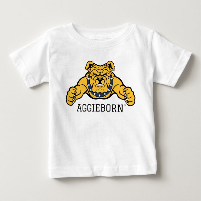 North Carolina A&T State Universiteten | Bulldog T Shirt (Framsida)