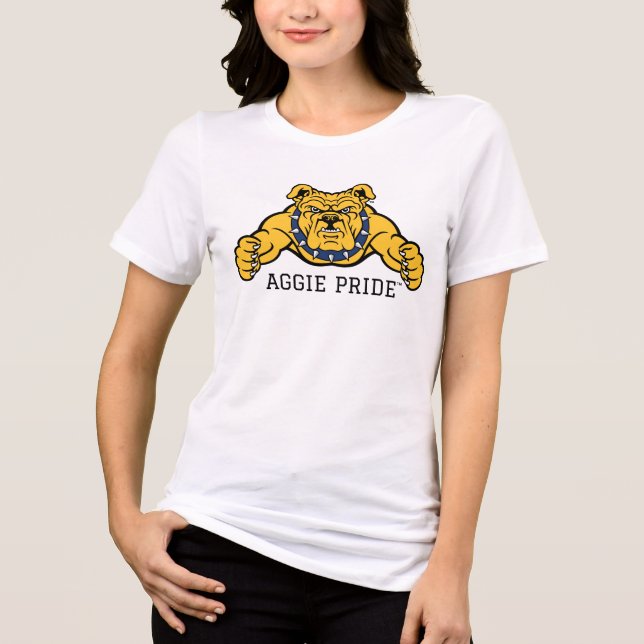 North Carolina A&T State Universiteten | Bulldog T Shirt (Framsida)
