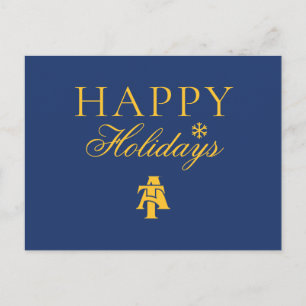 North Carolina A&T State University En logotyp 2 Helg Vykort