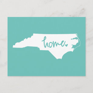 North Carolina Anpassningsbar Färg Vykort