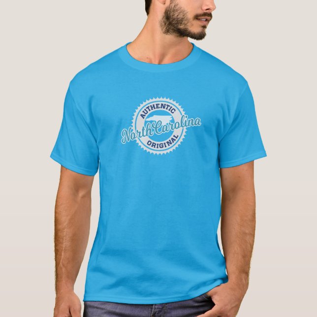 NORTH CAROLINA - AUTENTISKT ORIGINAL - TARHEEL T SHIRT (Framsida)