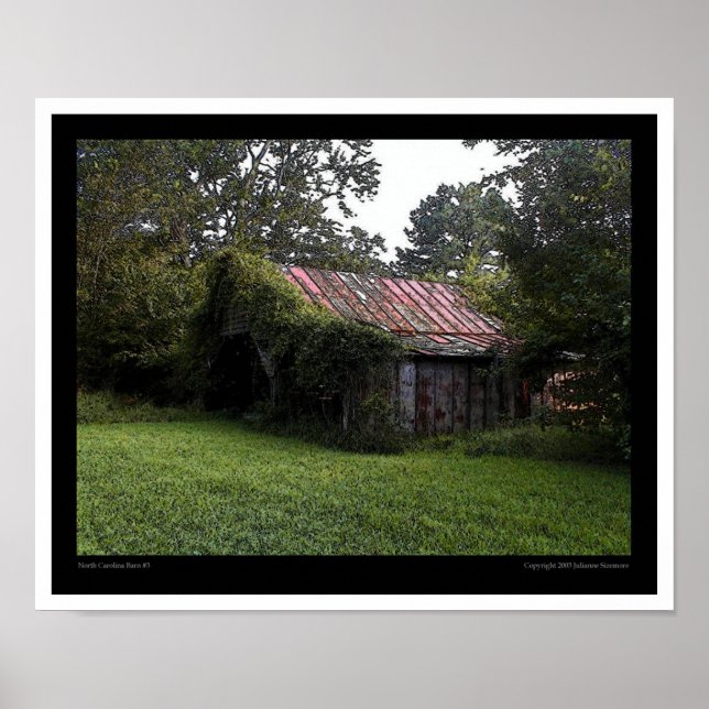 North Carolina Barn #3 Poster (Framsidan)