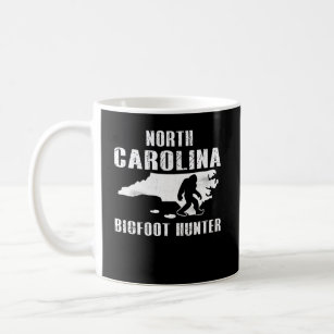 North Carolina Bigfoot Hunter Funny Sasquatch Gift Kaffemugg