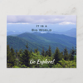 North Carolina Blue Ridge Mountains Postcard Vykort