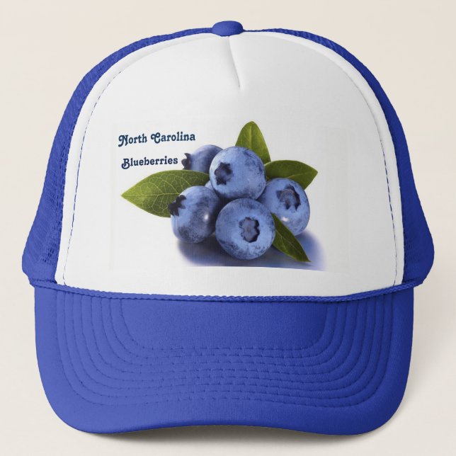 North Carolina Blueberry Hat Truckerkeps (Framsida)