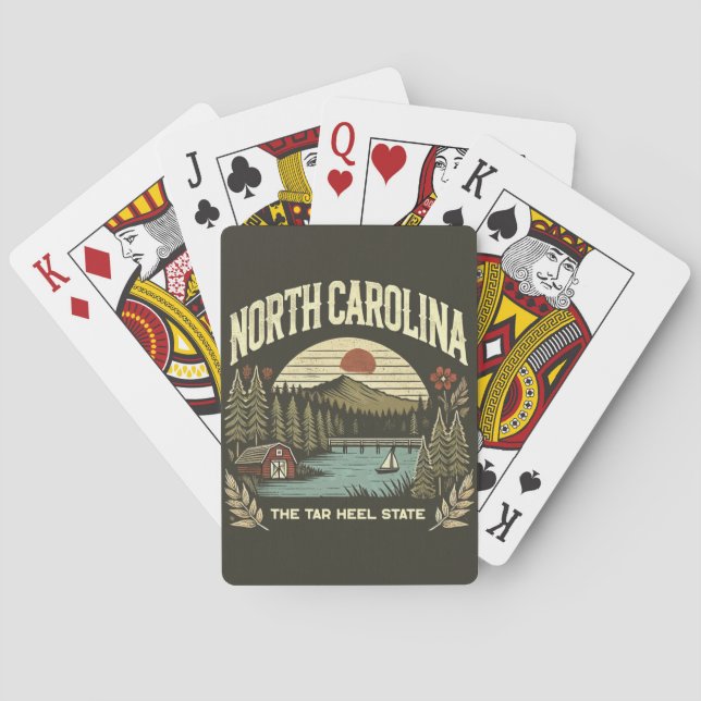 North Carolina Casinokort (Baksidan)