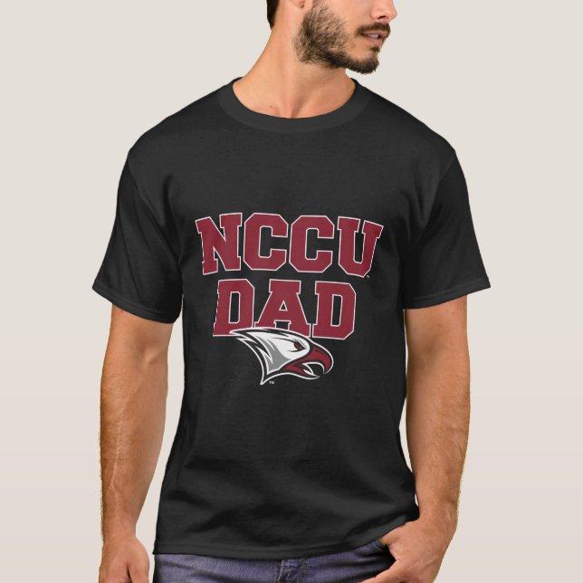 North Carolina Central Nccu Eagle Pappa T Shirt (Framsida)