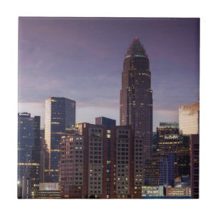 North Carolina, Charlotte, förhöjd vy Kakelplatta