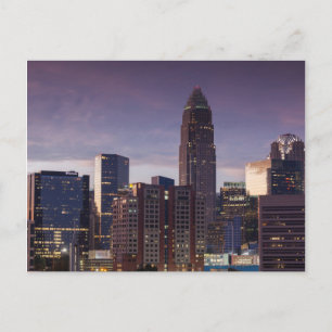 North Carolina, Charlotte, förhöjd vy Vykort