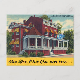 North Carolina, De Mille Tourist Home, Washington Vykort