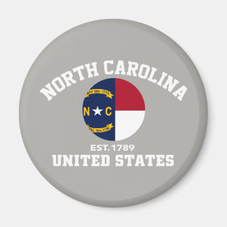 North Carolina Est 1789 USA, Independence day Magnet