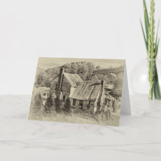 North Carolina Farm Greeting Card Helgkort