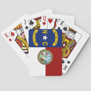 North Carolina flagga Casinokort