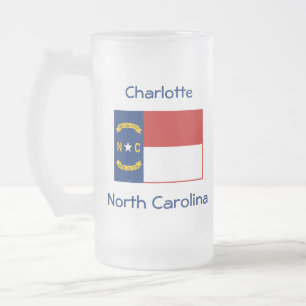 North Carolina Flagga City Mugg
