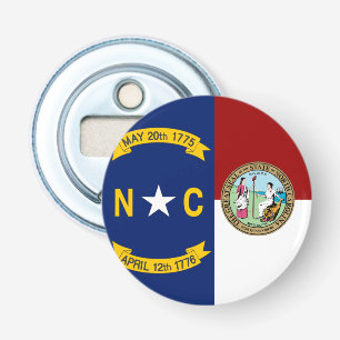 North Carolina flagga Flasköppnare