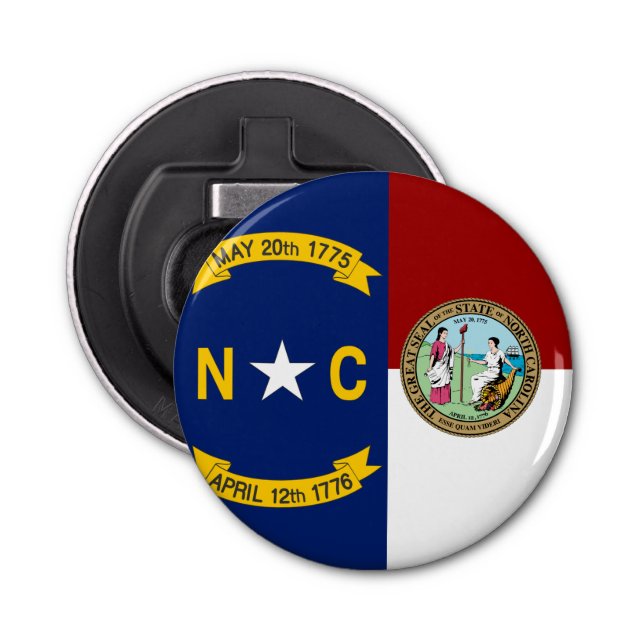North Carolina flagga Flasköppnare (Framsidan)
