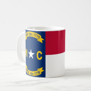 North Carolina Flagga Kaffemugg