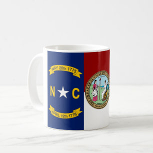 North Carolina flagga Kaffemugg