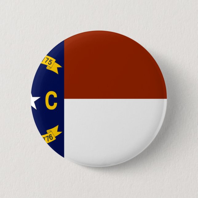 North Carolina flagga Knapp (Framsida)