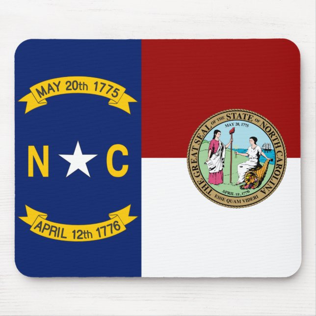 North Carolina flagga Musmatta (Framsidan)
