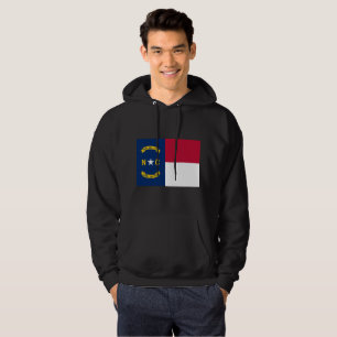 North Carolina flagga Tröja Med Luva