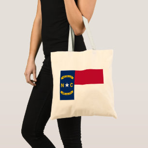 North Carolina Flagga Tygkasse