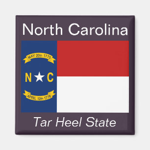 North Carolina flaggamagnet Magnet
