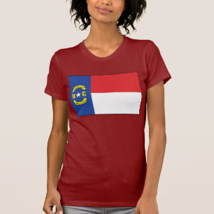 North Carolina flaggaT-tröja T Shirt