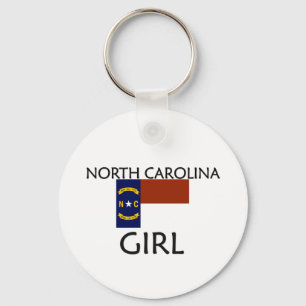 NORTH CAROLINA FLICKA NYCKELRING