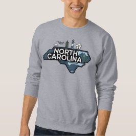 North Carolina, Förenta staterna Lång Ärmad Tröja