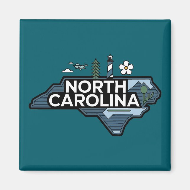 North Carolina, Förenta staterna Magnet (Framsidan)