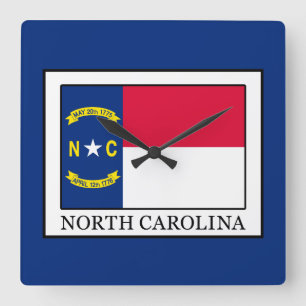 North Carolina Fyrkantig Klocka