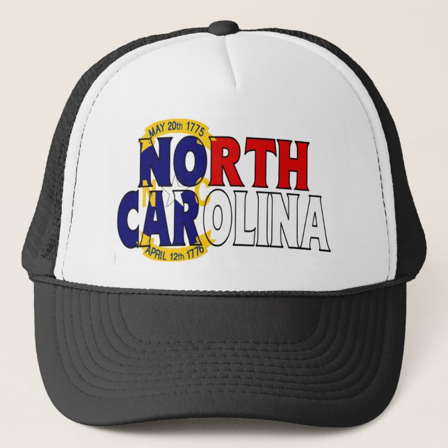 North Carolina hatt Truckerkeps (Framsida)