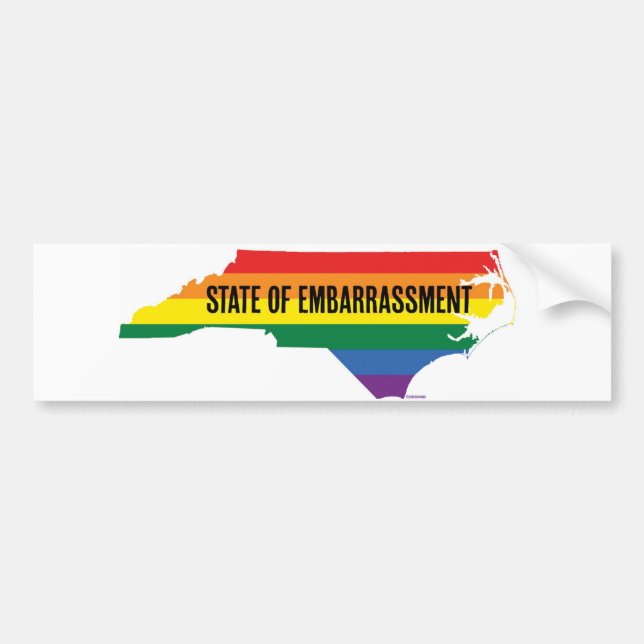 North Carolina HB2 besvärbildekal Bildekal (Framsidan)