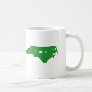 North Carolina-hemsilhuetteriet, karta Kaffemugg