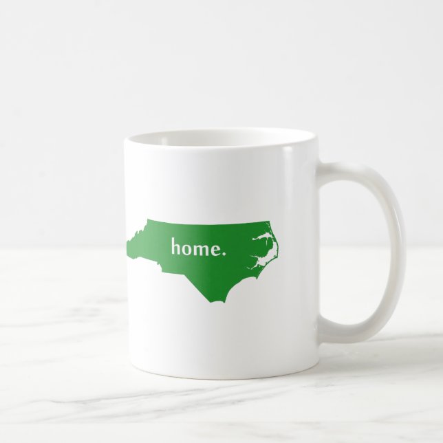 North Carolina-hemsilhuetteriet, karta Kaffemugg (Höger)