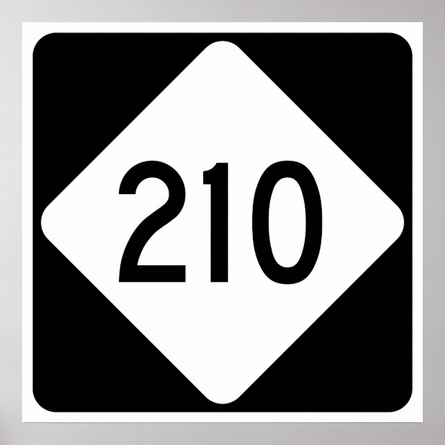 North Carolina Highway 210 Poster (Framsidan)