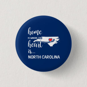 North Carolina Home är där hjärtat finns Knapp
