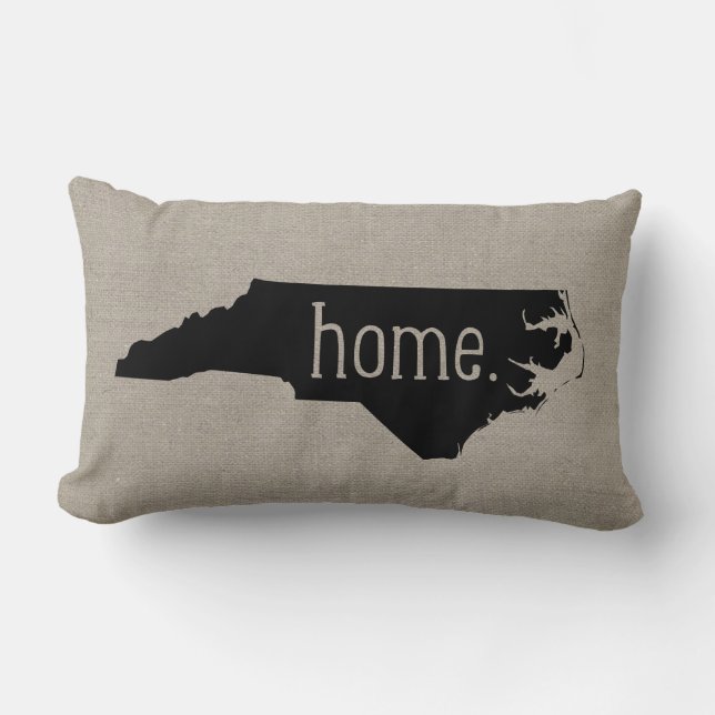 North Carolina Home State Dekorativ kudde (Framsida)