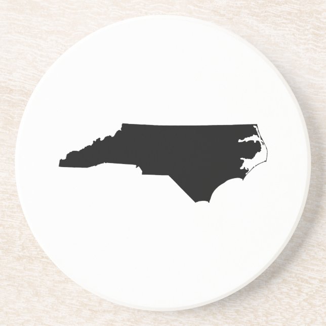 North Carolina i svart och vitt Underlägg Sandsten (Framsidan)