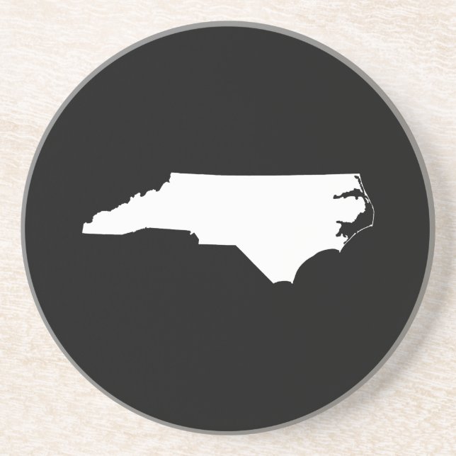 North Carolina i vitt och svart Underlägg (Framsidan)