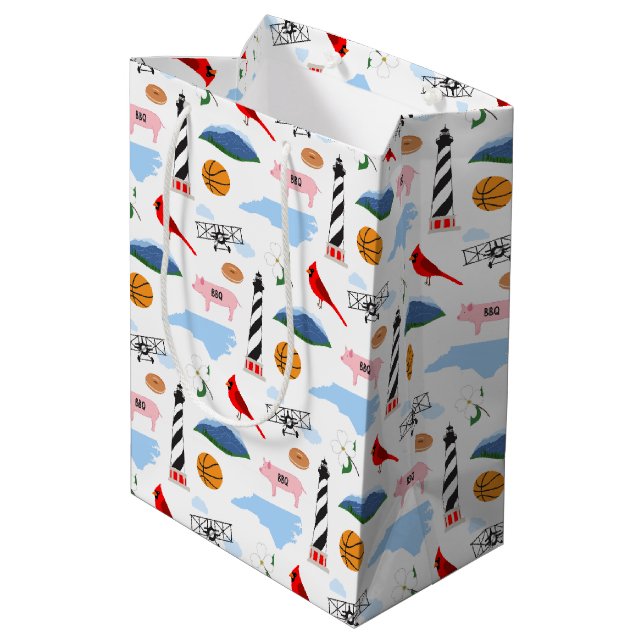 North Carolina Icons Gift Bag (Baksidan Vinklad)